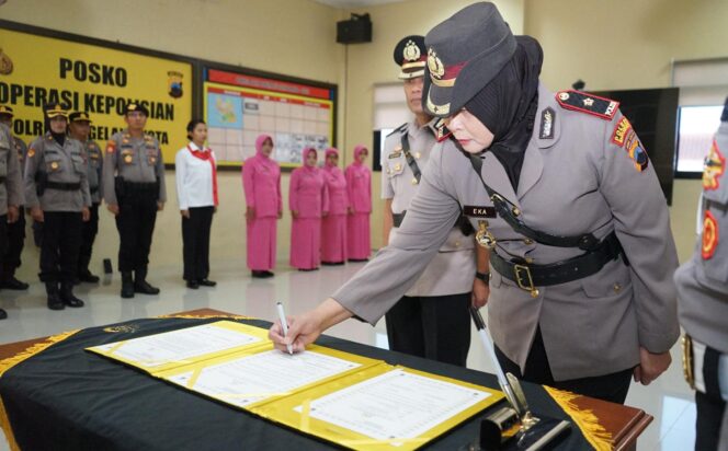 
					Kompol Eka Yuniastuti Resmi Jabat Wakapolres Magelang Kota