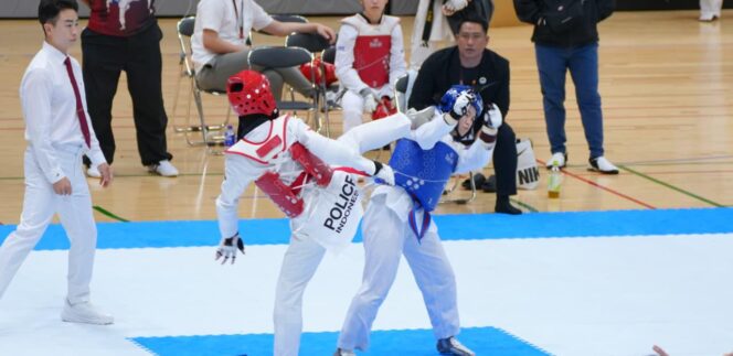 
					Bripda Abi Ukir Prestasi Gemilang di Kejuaraan Taekwondo Internasional Jepang