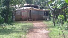 Lokasi yang diduga dijadikan arena sabung ayam dan dadu di Desa Sumogawe, Kecamatan Getasan