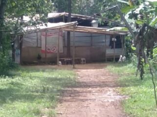 Lokasi yang diduga dijadikan arena sabung ayam dan dadu di Desa Sumogawe, Kecamatan Getasan 