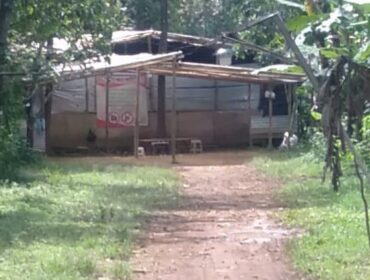 Lokasi yang diduga dijadikan arena sabung ayam dan dadu di Desa Sumogawe, Kecamatan Getasan 