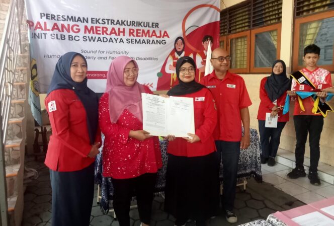 
					PMI Kota Semarang Resmikan Ekstrakurikuler PMR di SLB BC Swadaya
