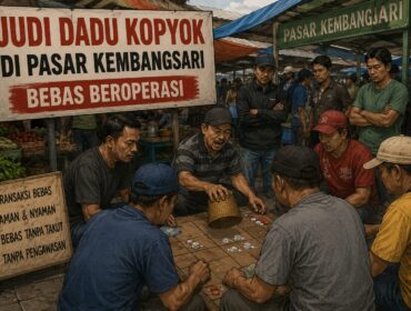 Foto ilustrasi permainan dadu kopyok 