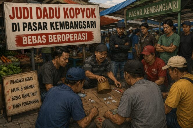 
					Foto ilustrasi permainan dadu kopyok 