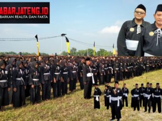 Sebanyak 1.424 siswa sabuk putih SH Terate Cabang Sragen Pusat Madiun mengikuti tes pendadaran sebagai tahapan akhir menuju pengesahan warga tingkat I, Minggu (24/5/2026).Foto: kabarjateng.id/sriyadi