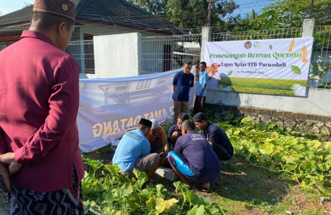
					Lapas Purwodadi Gelar Sholat Idul Adha dan Penyembelihan Hewan Kurban, Perkuat Kepedulian Sosial