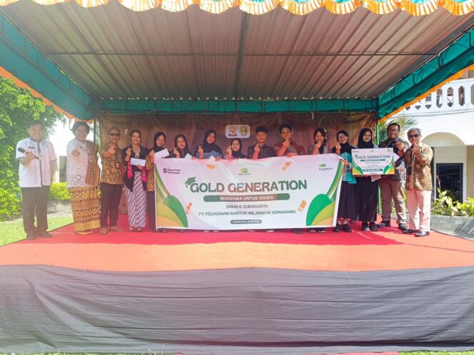 
					Pegadaian Kanwil XI Semarang Tebar Beasiswa “Gold Generation” di SMK Negeri 6 Surakarta, Dorong Siswa Melek Investasi