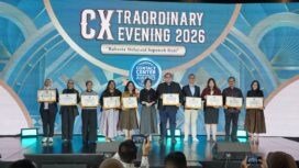 PT Pegadaian meraih penghargaan Contact Center Service Excellence Award (CCSEA) 2026 kategori Multifinance Call Center.