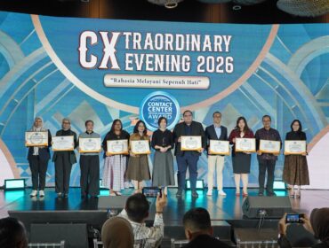 PT Pegadaian meraih penghargaan Contact Center Service Excellence Award (CCSEA) 2026 kategori Multifinance Call Center.