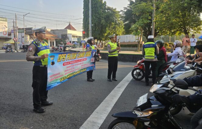 
					Jelang Operasi Patuh Candi 2026, Satlantas Polres Kudus Gencarkan Edukasi Keselamatan Berkendara
