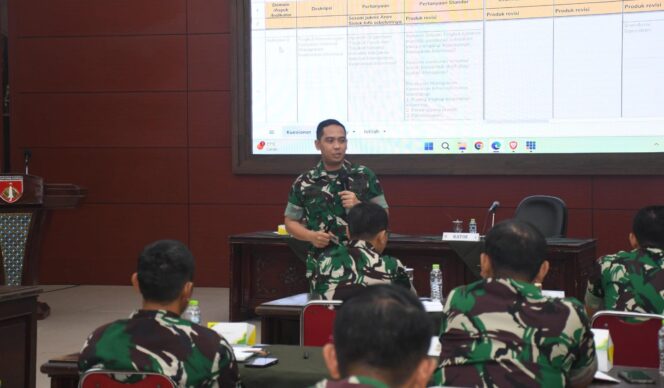 
					Tingkatkan Kualitas Tata Kelola Digital, Kodam IV/Diponegoro Ikuti MTT Penilaian Mandiri Sistekinfo TNI AD
