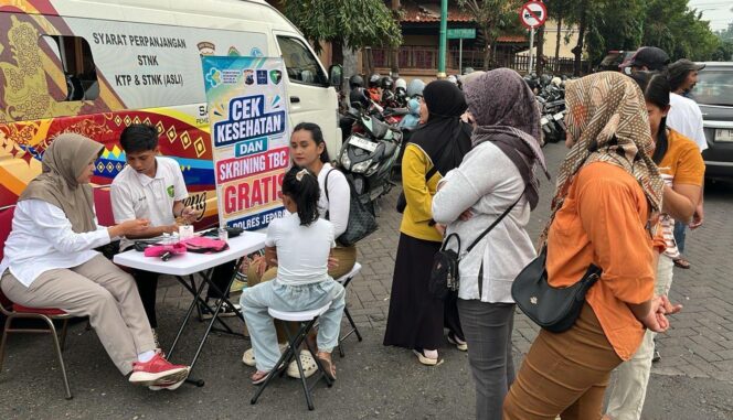 
					Sambut Hari Bhayangkara ke-80, Polres Jepara Berikan Layanan Cek Kesehatan Gratis bagi Warga