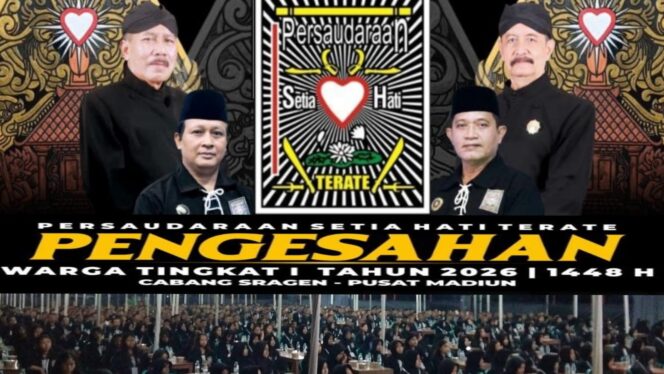 
					Momentum Luar Biasa, SH Terate Cabang Sragen Sahkan 1.594 Pendekar Tingkat I Pusat Madiun