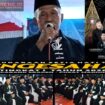 Perwakilan Dewan Pusat Kangmas Rumasetiyo memberikan pesan kepada calon warga baru dalam prosesi pengesahan warga tingkat I SH Terate Cabang Sragen, di Padepokan Kepatihan SH Terate Desa Patihan, Kecamatan Sidoharjo, Sragen, Sabtu malam (20/6/2026). Foto: Sriyadi/kabarjateng.id