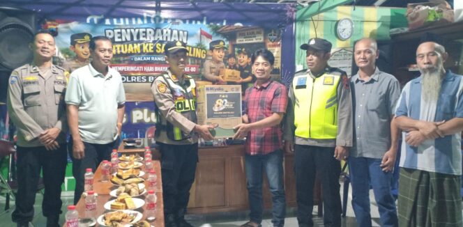 
					Sambut Hari Bhayangkara ke-80, Polres Boyolali Salurkan Bantuan Sosial untuk Awak Kamling di Seluruh Wilayah