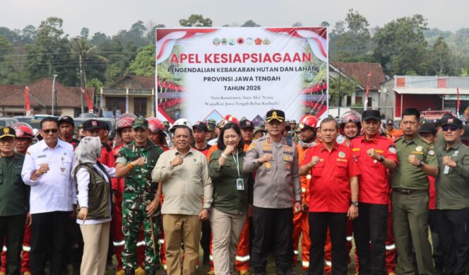 
					Kapolres Boyolali Ikuti Apel Siaga Karhutla Jateng 2026, Perkuat Langkah Antisipasi Dampak El-Nino
