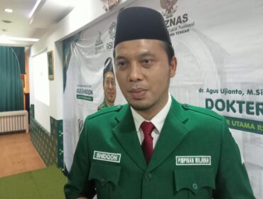 Ketua PW GP Ansor Jawa Tengah, M Shidqon Prabowo. (Foto: Mualim / Kabarjateng.id)