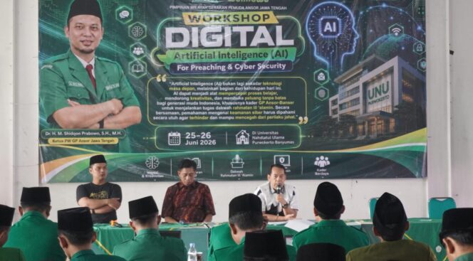 
					PW GP Ansor Jateng Perkuat Kapasitas Kader Hadapi Ancaman Siber dan Kembangkan Ekonomi Digital