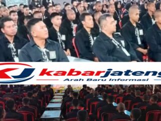 Peserta pengesahan warga baru pendekar tingkat I SH Terate Cabang Grobogan Pusat Madiun. Foto: istimewa Sriyadi/kabarjateng.id