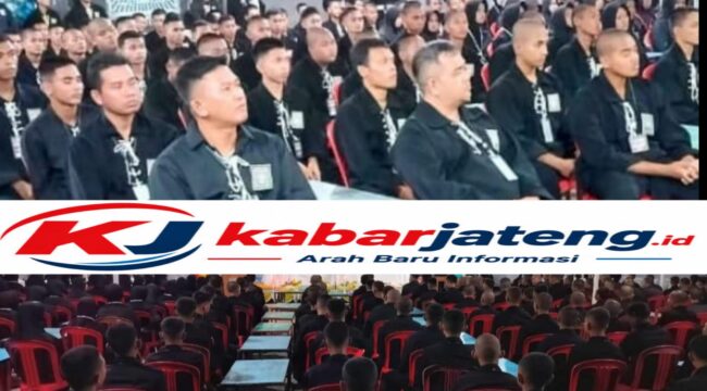Peserta pengesahan warga baru pendekar tingkat I SH Terate Cabang Grobogan Pusat Madiun. Foto: istimewa Sriyadi/kabarjateng.id