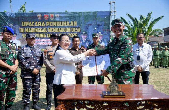 
					TMMD Sengkuyung Bangun Kualitas Hidup Warga, Agustina Pembangunan Harus Hadir hingga Sudut Kampung