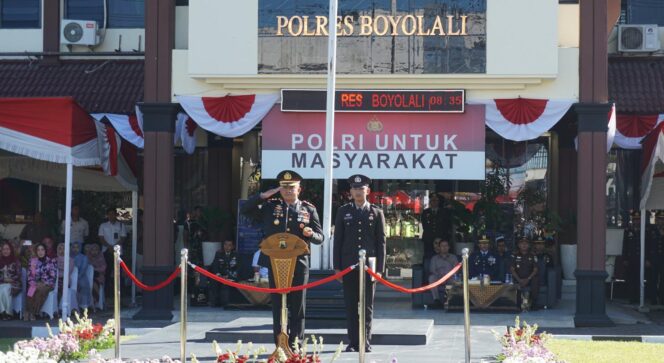 
					Kapolres Boyolali Pimpin Upacara Hari Bhayangkara ke-80, Perkuat Komitmen Pengabdian kepada Masyarakat