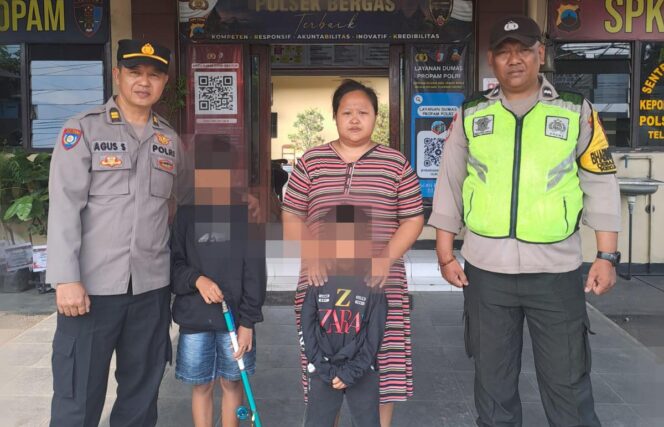 
					Kurang dari Tiga Jam, Dua Anak yang Meninggalkan Rumah di Bergas Berhasil Ditemukan Polisi