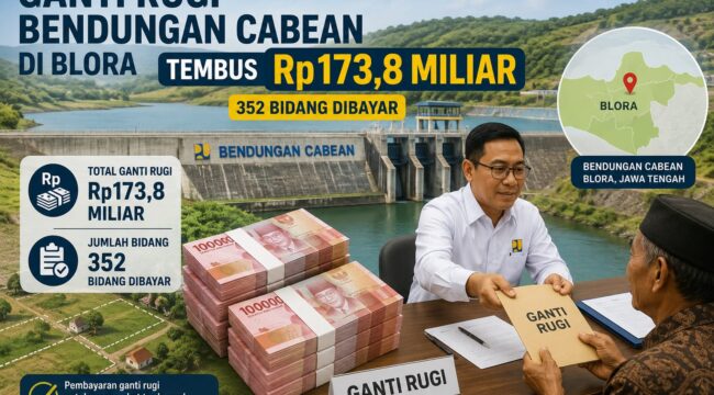 Ilustrasi pembayaran ganti rugi