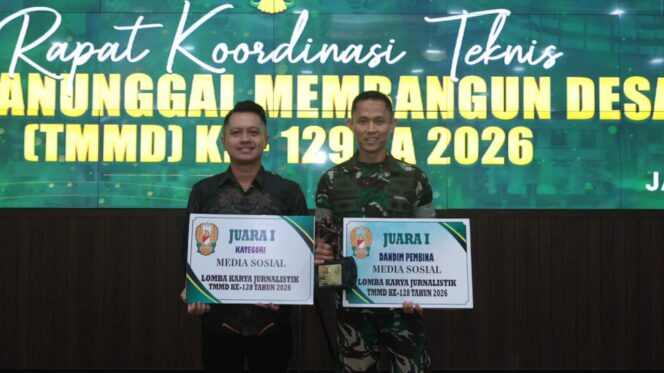
					Kodam IV/Diponegoro Raih Prestasi Nasional, Borong Juara Lomba Karya Jurnalistik TMMD Ke-128