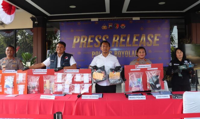 
					Polres Boyolali Bongkar 33 Kasus Narkoba Selama Tujuh Bulan, 46 Orang Ditangkap