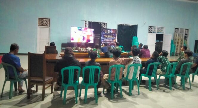 
					Kodim 0736/Batang Pererat Kebersamaan dengan Warga Lewat Nobar Perempat Final Piala Dunia 2026