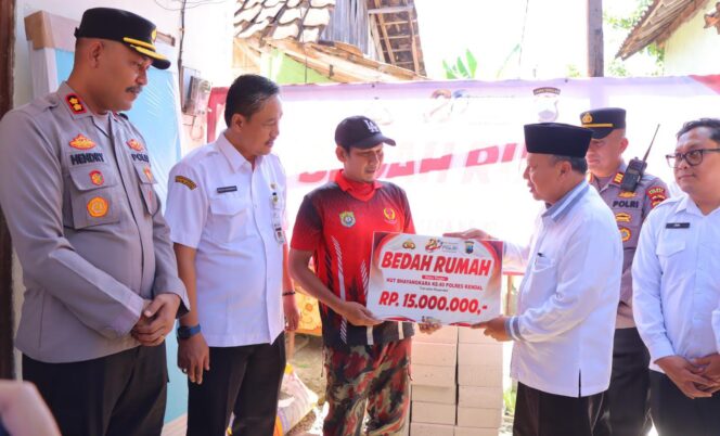 
					Polres Kendal Mulai Program Bedah Rumah untuk Dua Warga, Wujud Kepedulian HUT Bhayangkara ke-80