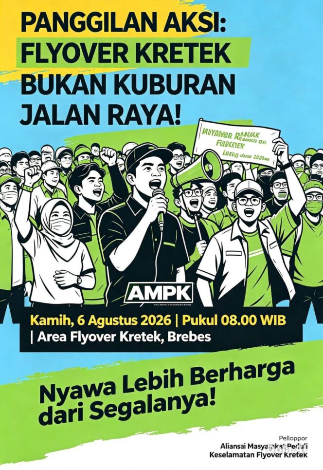 
					AMPK Ultimatum Instansi Terkait, Ancam Kerahkan 1.500 Massa Jika Penanganan Flyover Kretek Tak Kunjung Direalisasikan