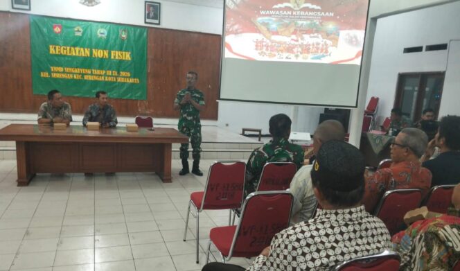 
					Kasdim 0735/Surakarta Tanamkan Wawasan Kebangsaan dan Semangat Bela Negara dalam Program TMMD Sengkuyung