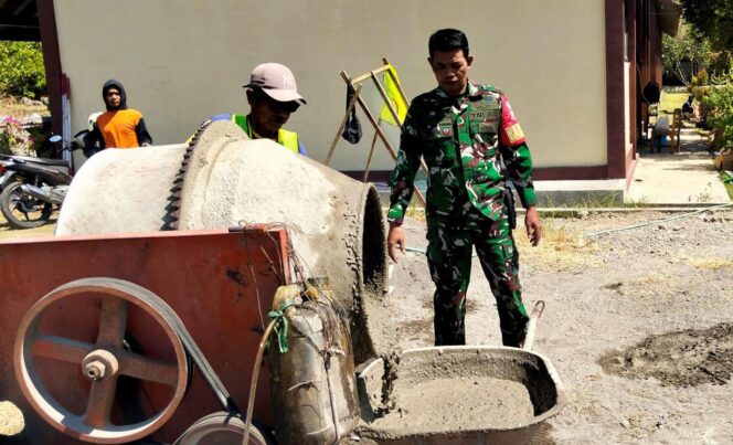 
					Babinsa Nogosari Kawal Revitalisasi SMKN 1 Boyolali Demi Tingkatkan Kualitas Pendidikan
