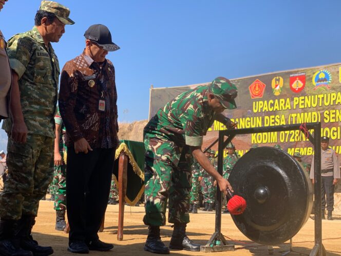 
					TMMD Sengkuyung Tahap III di Brenggolo Wonogiri Resmi Ditutup