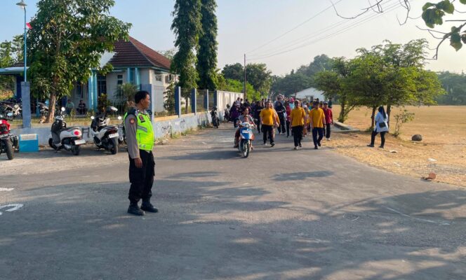 
					Jaga Kondusifitas, Polsek Banyudono Amankan Jalan Sehat HUT RI ke-81