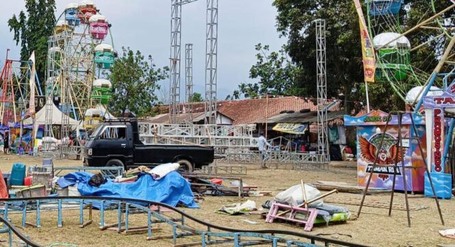 
					Jelang Dibuka, Lapangan Asri Bumiayu Dipenuhi Wahana dan 185 Stan GBF 2026