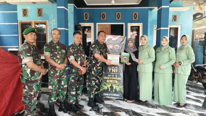 
					HUT ke-65 Korem 071/Wijayakusuma, Kodim Brebes Pererat Silaturahmi dengan Keluarga Prajurit