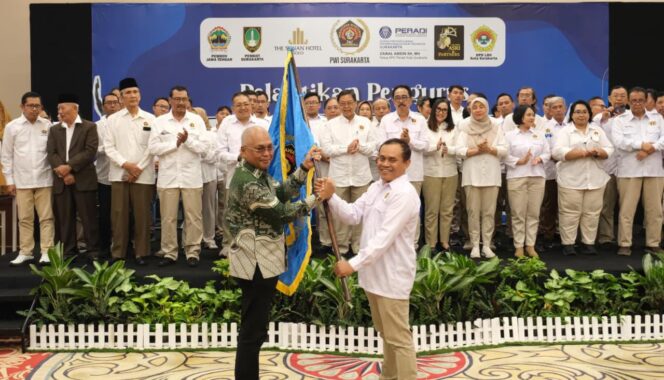 
					Pelantikan Pengurus PWI Surakarta periode 2026-2031. (Foto: dok PWI)