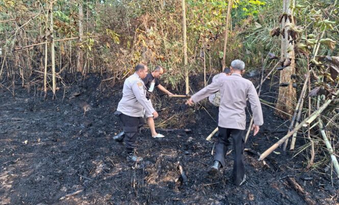 
					Lupa Padamkan Api Pembakaran Sampah, Lahan dan Tanaman Bambu Warga Tingkir Lor Terbakar