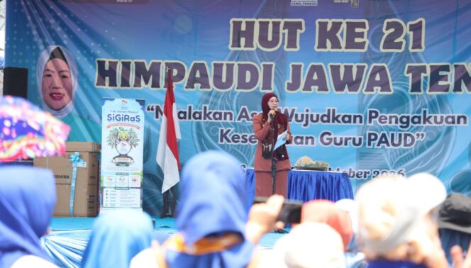 
					HUT ke-21 Himpaudi, Nawal Yasin Dorong Kesetaraan Hak Guru PAUD Jawa Tengah