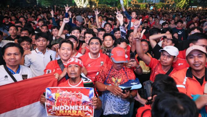 
					Indonesia Juara FIFA ASEAN Cup 2026, Ribuan Warga Semarang Larut dalam Euforia Nobar