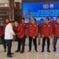 Bupati Ngesti Nugraha bersama Forkopimda memberikan ucapan selamat kepada 14 pengurus PWI usai dilantik di pendopo Bupati Semarang, Rabu 14 Oktober 2026 lalu. (Foto: Mualim)