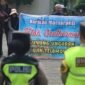 Sejumlah massa yang tergabung dalam Barisan Masyarakat melakukan aksi menolak rencana Geothermal Gunung Ungaran dan Telomoyo. (Foto: Diskominfo Kab Semarang)
